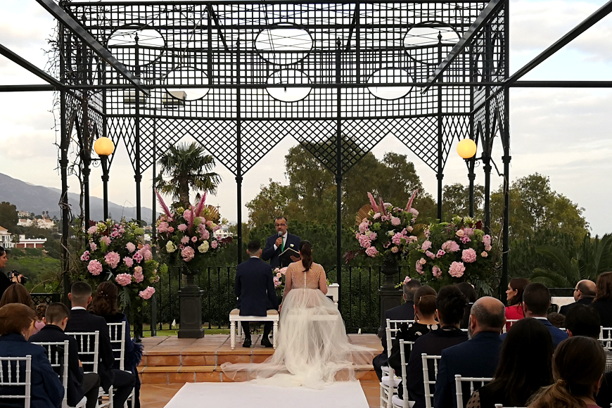 Oficiante de boda civil en Westin La Quinta