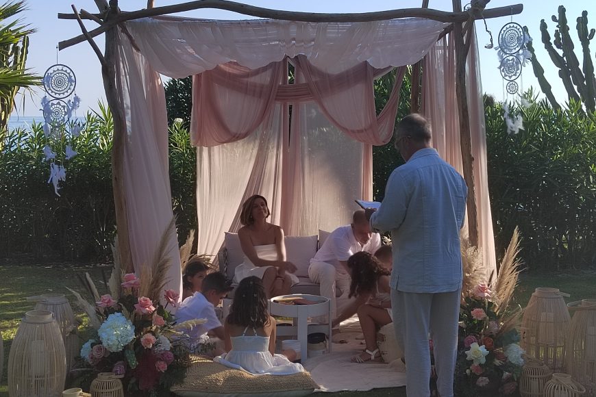 Ceremonia nido: Parejas con hijos